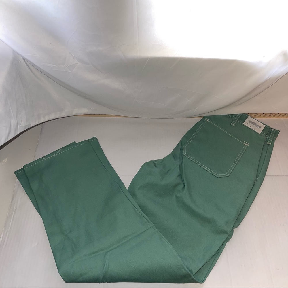 Secondary Protective Work Wear Green Pants Men’s Size 34 X 32